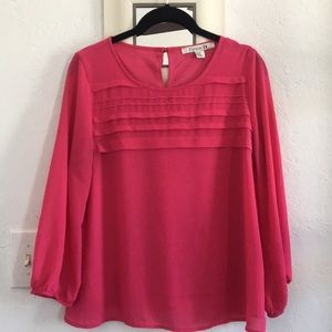 Forever 21 bright pink fuchsia blouse